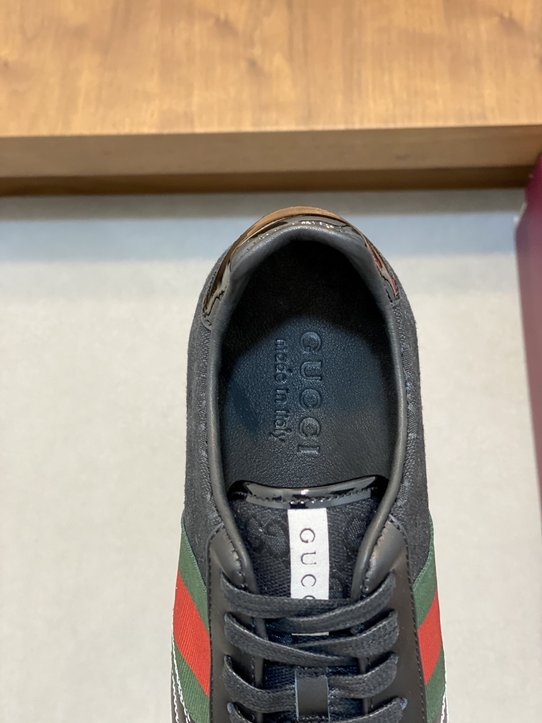 Gucci黑老花德训鞋