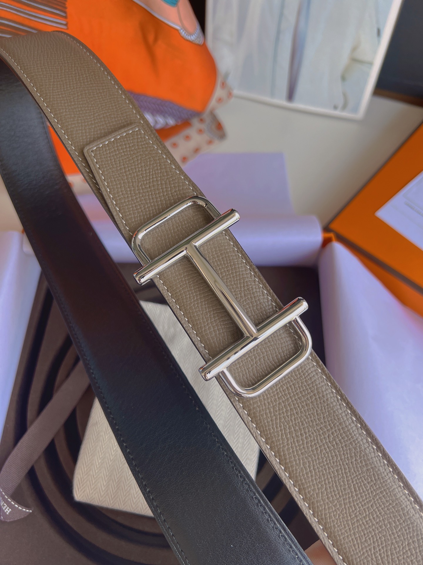 HERMES 레더 벨트