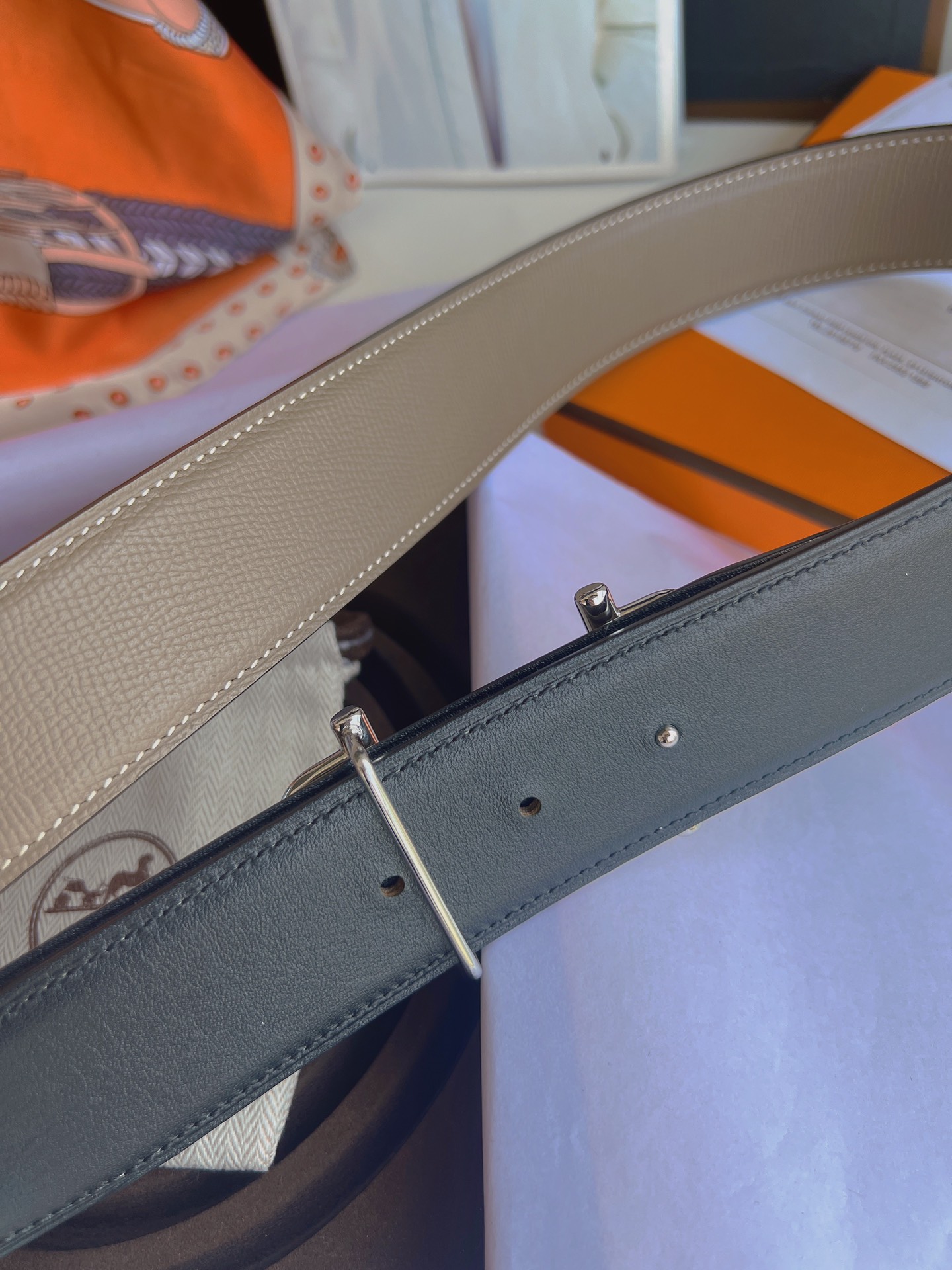 HERMES 레더 벨트