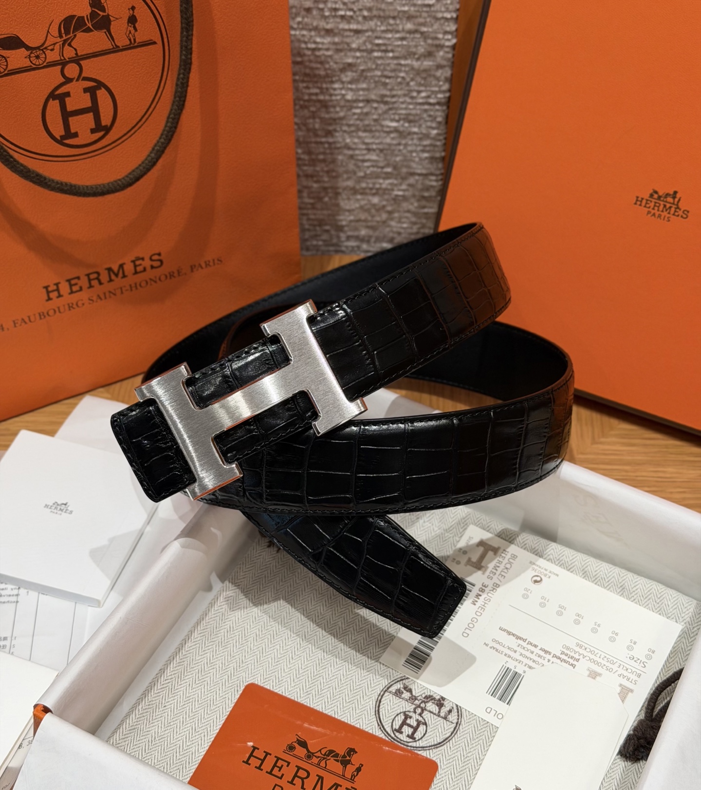 HERMES 레더 벨트
