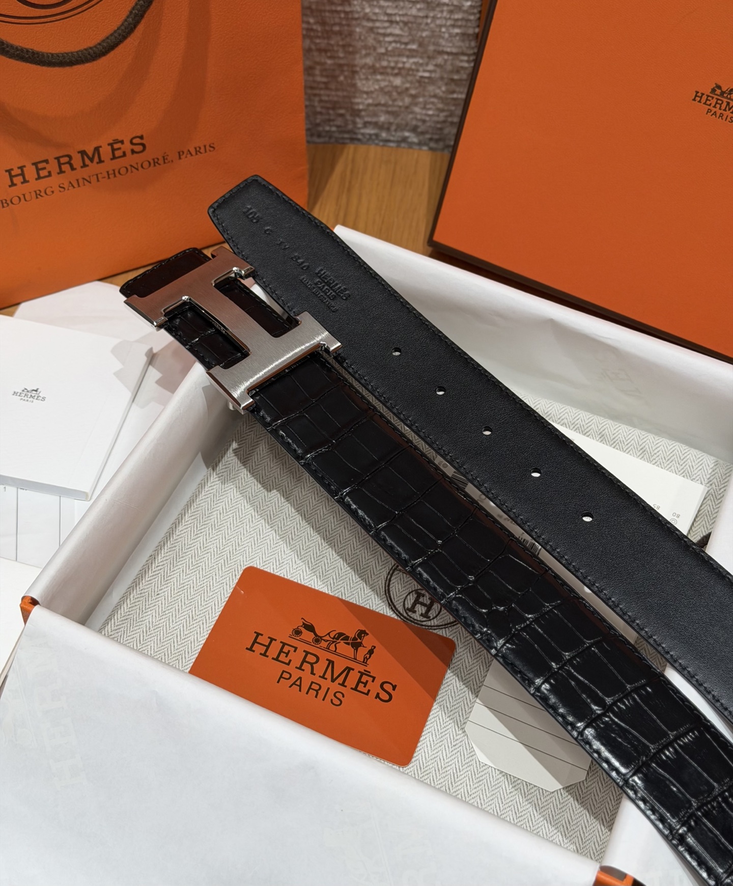 HERMES 레더 벨트