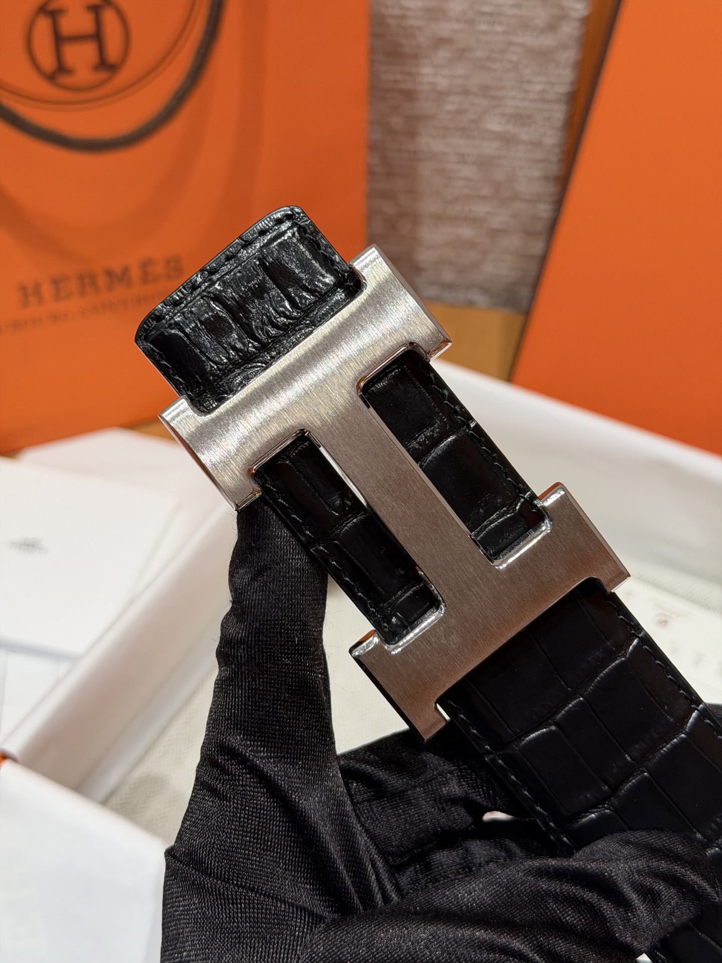 HERMES 레더 벨트