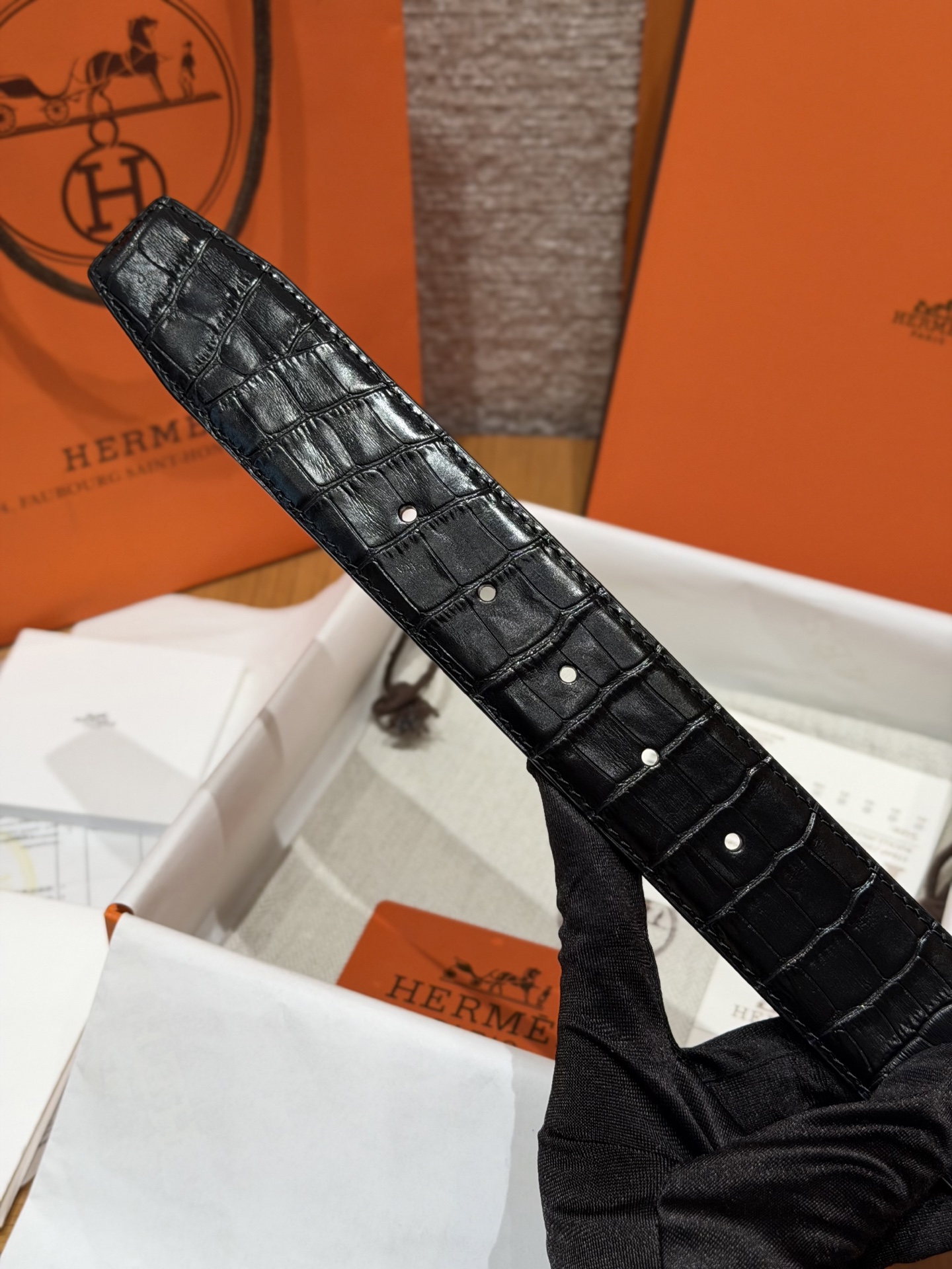 HERMES 레더 벨트